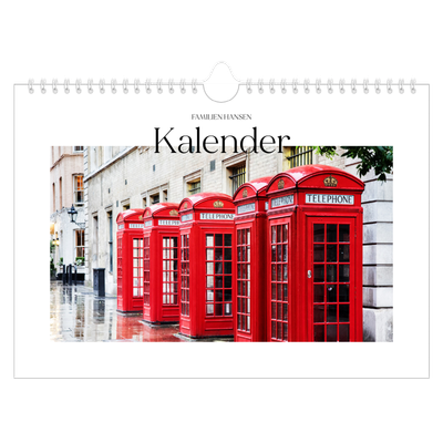 Fotokalender A4 — Min rejseskildring [kalender forside]