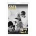 A5 Foto Kalender — Store tal i glitter [kalender forside]