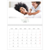 Fotokalender A4 dobbelt (30 x 40 cm) — Flere fonter [Marts]