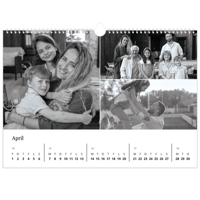 A3 Foto Kalender — Billeder i fokus [April]