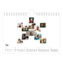 A5 Foto Kalender — Collage shapes [kalender forside]