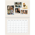 Fotokalender A4 dobbelt (30 x 40 cm) — Vintage scrapbooking [Marts]