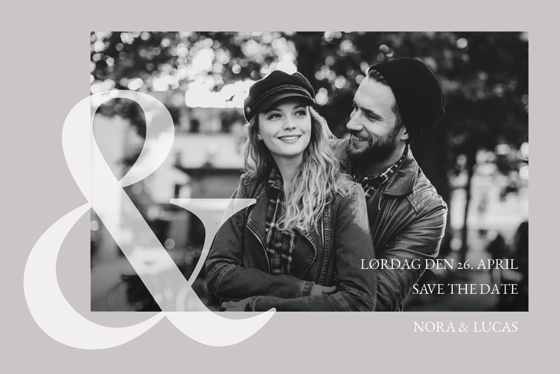 Save the date — Og-tegn