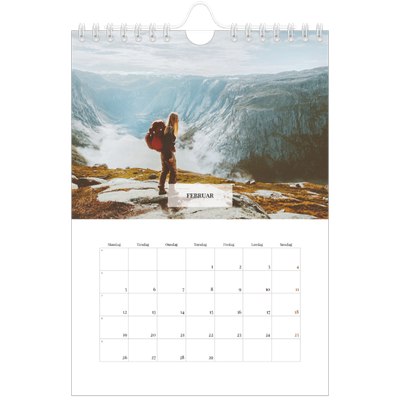A5 Foto Kalender — Klassisk kalender [Februar]