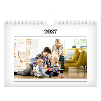 A5 Foto Kalender — Avisstil [kalender forside]
