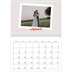Fotokalender A4 dobbelt (30 x 40 cm) — Signeret tryk [April]