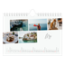 A5 Foto Kalender — Byferie (hvid) [Maj]