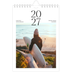 A5 Foto Kalender — Surfing i solnedgangen [kalender forside]