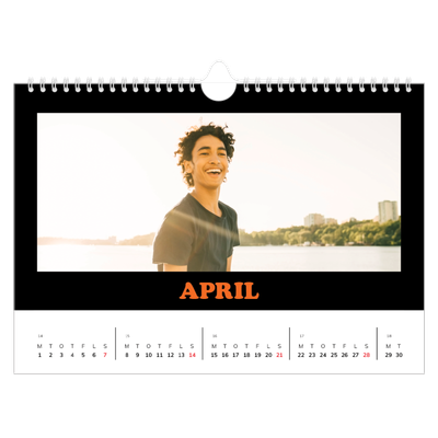Fotokalender A4 — Sjov type [Juli]