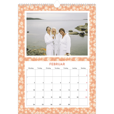 Årskalender A3 — Fuld blomstring [Februar]