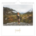 Årskalender kvadratisk — Håndskrevet måned [kalender forside]