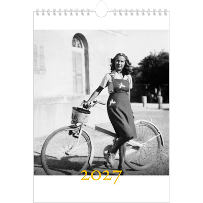 Fotokalender A4 (20 x 30 cm) — Heritage-stil [kalender forside]