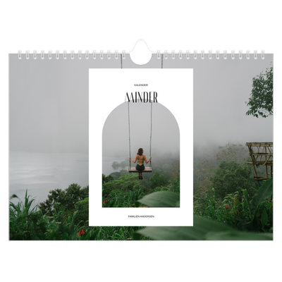 Fotokalender A4 — Den åbne bue [kalender forside]