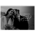 Fotokalender A4 dobbelt (30 x 40 cm) — Elegant skrift [kalender forside]