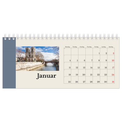 Bordkalendere — Verdens seværdigheder [Januar]