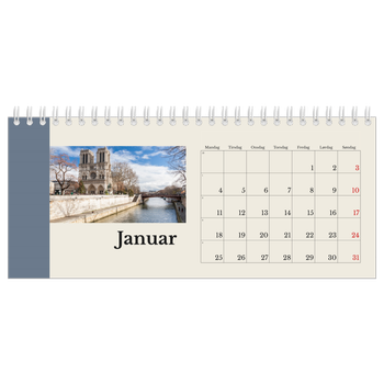 Bordkalender med foto — Verdens seværdigheder