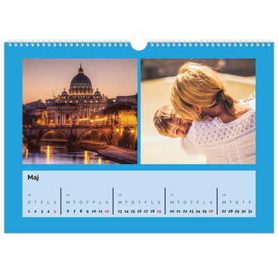 A3 Foto Kalender — Skarpe farver [kalender forside]