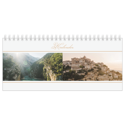 Bordkalendere — Elegant guld [kalender forside]