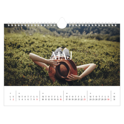 Fotokalender A4 — Endeløs flugt [Maj]