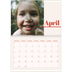 Fotokalender A4 dobbelt (30 x 40 cm) — 90'ers nostalgi [April]