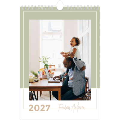 Fotokalender A4 (20 x 30 cm) — Jordiske rammer [kalender forside]