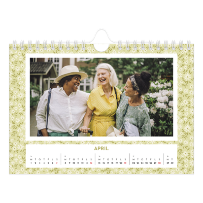 A5 Foto Kalender — Fuld blomstring [Juli]
