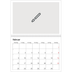 Fotokalender A4 dobbelt (30 x 40 cm) — Design selv [Februar]