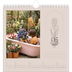 Årskalender kvadratisk — Enkel botanisk [kalender forside]
