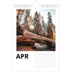 A5 Foto Kalender — White space [April]