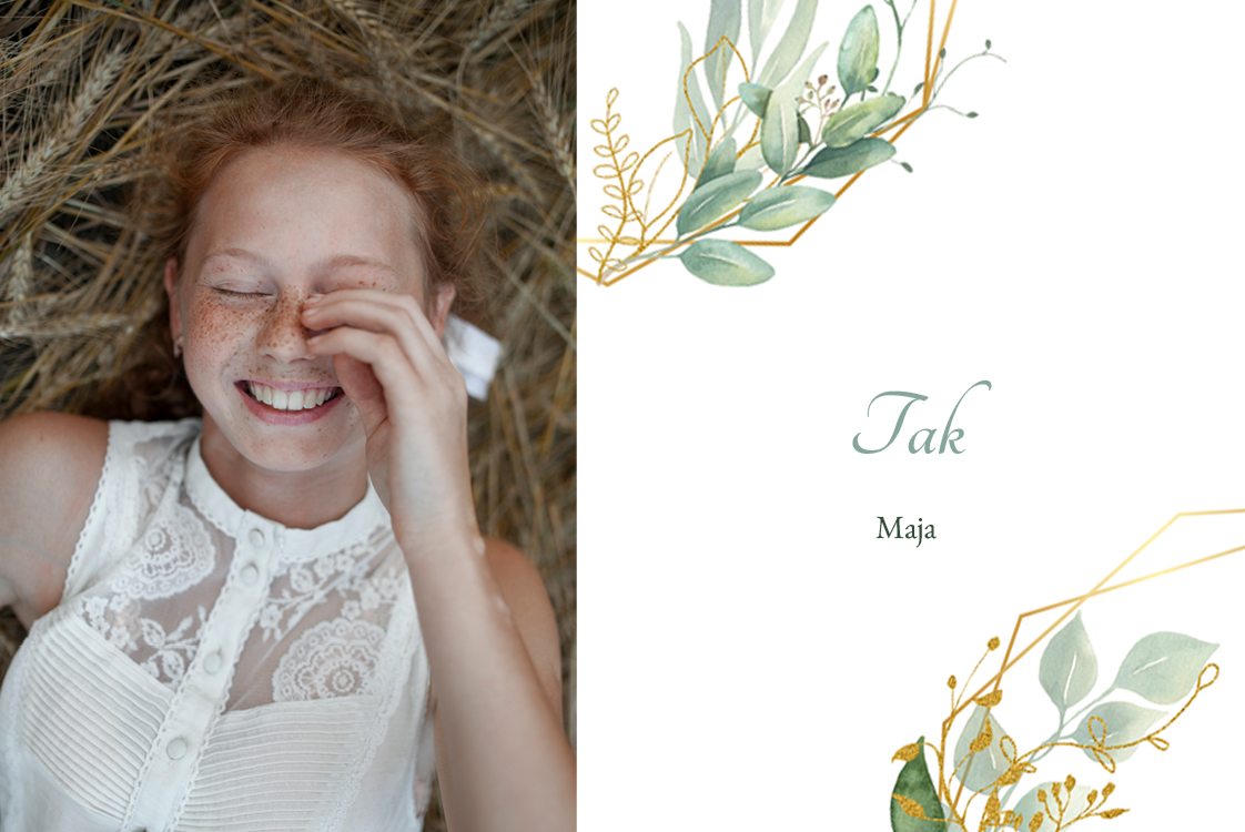 Takkekort — Eucalyptus- og guldgren