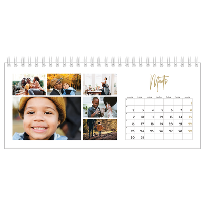 Bordkalendere — Håndskrevet måned [Marts]