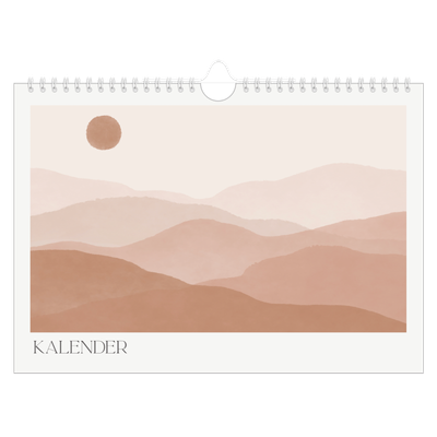 Fotokalender A4 — Velvære citater [kalender forside]