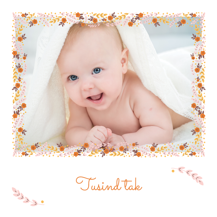 Takkekort — Efterårsramme