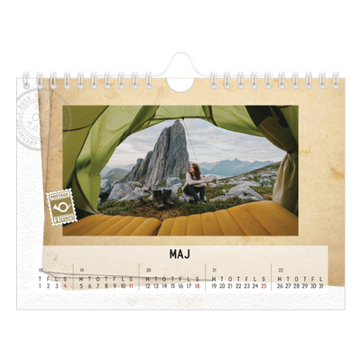 A5 Foto Kalender — Parts unknown [kalender forside]