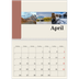 Fotokalender A4 dobbelt (30 x 40 cm) — Verdens seværdigheder [April]
