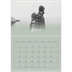 Fotokalender A4 dobbelt (30 x 40 cm) — Grønn gradering [Januar]