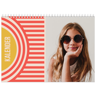 Fotokalender A4 dobbelt (30 x 40 cm) — Lys og smuk [kalender forside]