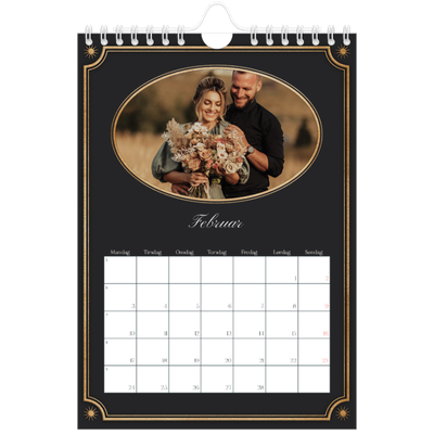 A5 Foto Kalender — Vintage klassisk [Februar]