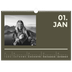 A3 Foto Kalender — Moderne og dristig [Januar]