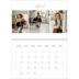 Fotokalender A4 dobbelt (30 x 40 cm) — Fotolister [April]