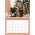 Fotokalender A4 dobbelt (30 x 40 cm) — Overlappende tekst [kalender forside]