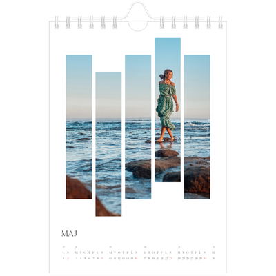 A5 Foto Kalender — Rejsemosaikker [Maj]
