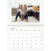 Fotokalender A4 dobbelt (30 x 40 cm) — Blomstret indpakning [Februar]