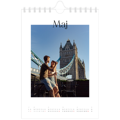 A5 Foto Kalender — Min rejseskildring [Maj]