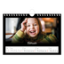 A5 Foto Kalender — Sort minimal [Februar]