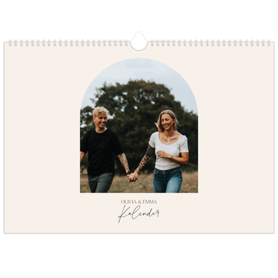A3 Foto Kalender — Buet billederamme [kalender forside]