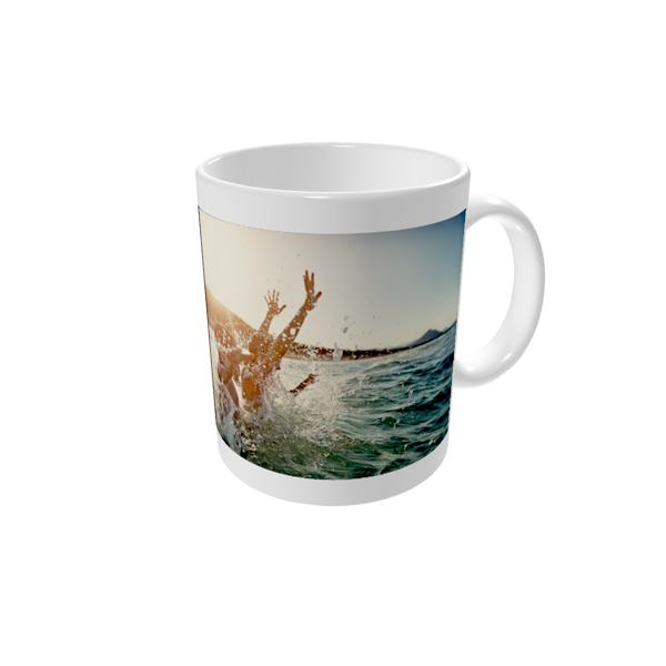 Krus med billede — Tape effekt