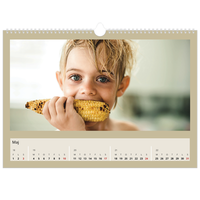 A3 Foto Kalender — Jordfarver [kalender forside]