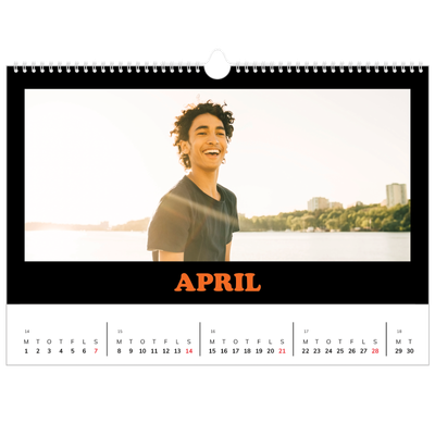A3 Foto Kalender — Sjov type [April]