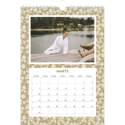 Fotokalender A4 (20 x 30 cm) — Fuld blomstring [Marts]